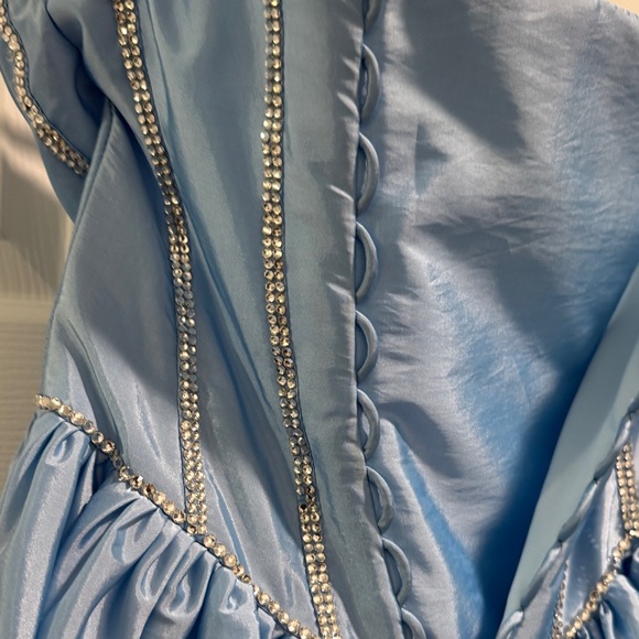 Blue Princess Kids Costume - Picture 4 of 4